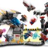 LEGO® Marvel 76314 - Batalia plina de actiune din Capitanul America: Razboi civil