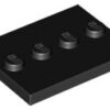 Lego Parts 88646 - Tile, Modified 3 x 4 with 4 Studs in Center