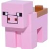 Lego Minecraft minepig09 - Minecraft Pig with Saddle