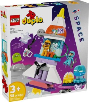 LEGO® DUPLO® 10422 - Aventura cu naveta spatiala​ (3:1)