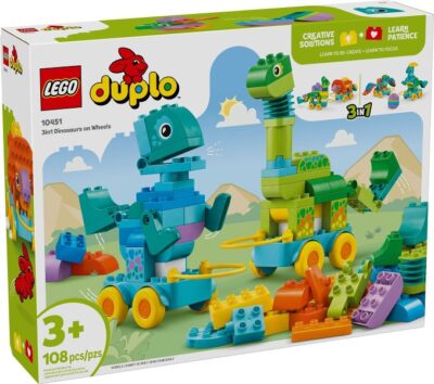 LEGO® DUPLO® 10451 - Dinozauri pe roti (3:1)