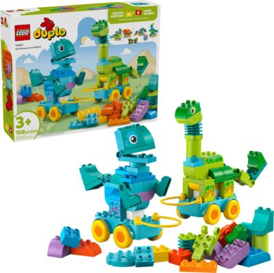 LEGO® DUPLO® 10451 - Dinozauri pe roti (3:1)