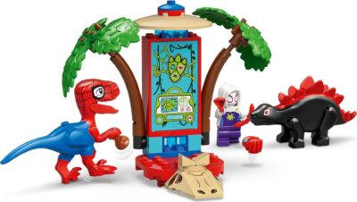 LEGO® Marvel 11200 - Infruntarea dintre dinozaurii Spidey si Gobby la casa-sediu din copac