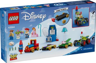 LEGO® Disney 43264 - Tren aniversar si masina RC din Toy Story