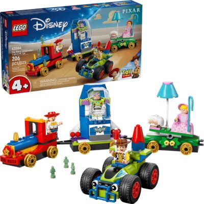 LEGO® Disney 43264 - Tren aniversar si masina RC din Toy Story