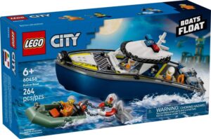 LEGO® City 60456 - Urmarire cu barca de politie