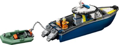 LEGO® City 60456 - Urmarire cu barca de politie