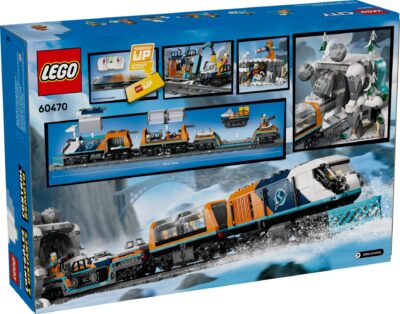 LEGO® City 60470 - Trenul expres al exploratorilor spre Polul Arctic