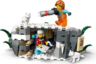 LEGO® City 60470 - Trenul expres al exploratorilor spre Polul Arctic