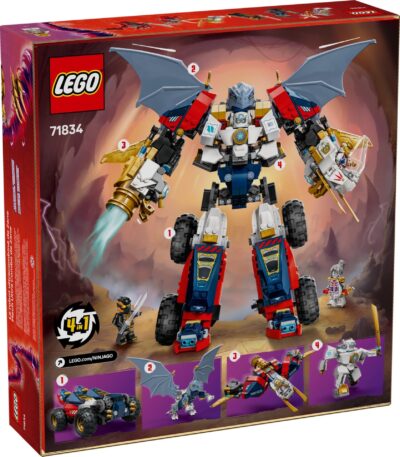 LEGO® Ninjago™ 71834 - Ultrarobotul combinat al lui Zane