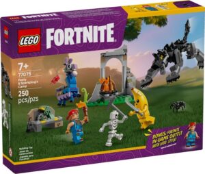 LEGO® Fortnite® 77075 - Tabara lui Peely si Sparkplug
