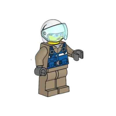Lego City Minifigures cty1296 - Wildlife Rescue Pilot