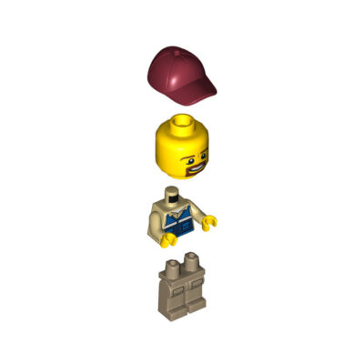 Lego City Minifigures cty1298 - Angajat parc safari