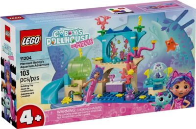 LEGO® Gabby's Dollhouse 11204 - Aventurile in acvariu ale sirenei Gabby