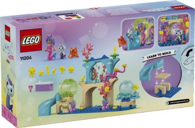 LEGO® Gabby's Dollhouse 11204 - Aventurile in acvariu ale sirenei Gabby