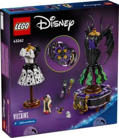 LEGO® Disney 43262 - Rochiile lui Maleficent si Cruella De Vil