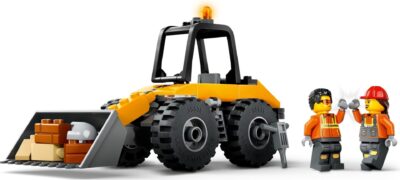 LEGO® City 60450 - Incarcator pe roti galben pentru constructii