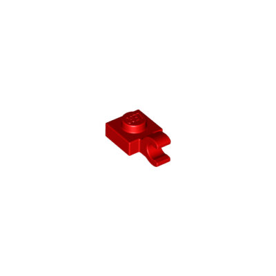 Lego Parts 61252 - Red Plate 1 x 1 with Horizontal Clip