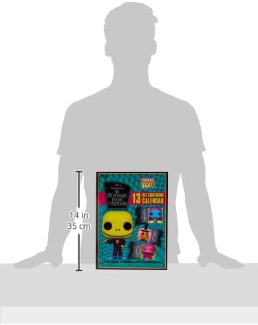31kJbSXH0PL._AC_ Funko POP! Pocket 63959 - Calendar 13 zile The Nightmare Before Christmas