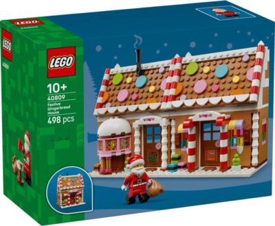 LEGO Seasonal 40809 - Casa festiva din turta dulce