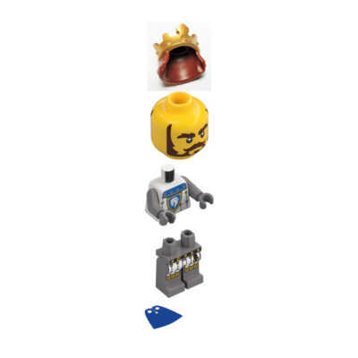 Lego Minifigures Castle cas592 - Horse Knight King