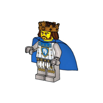 Lego Minifigures Castle cas592 - Horse Knight King