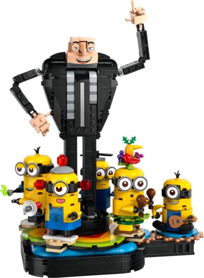 Lego Minions 75582 - Gru si minionii din caramizi