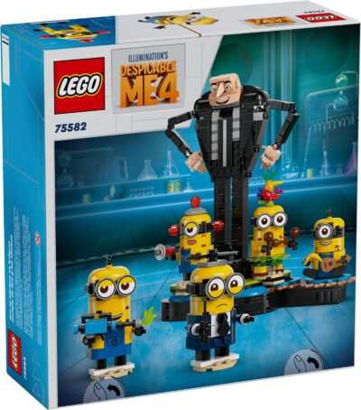 Lego Minions 75582 - Gru si minionii din caramizi