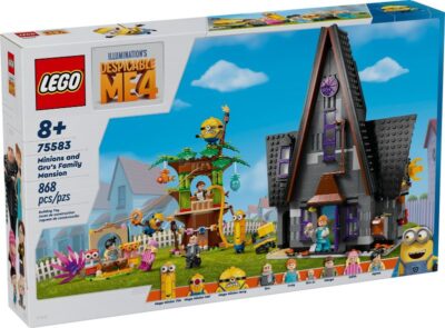 LEGO® Minions Despicable Me 75583 - Resedinta de familie a lui Gru si a minionilor