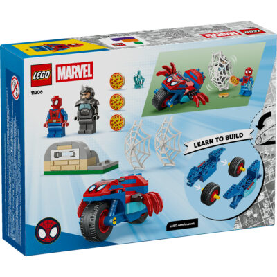 11206-lego-super-heroes-2 LEGO Marvel Super Heroes - Spidey pe motocicletă vs Rhino 11206, 61 piese