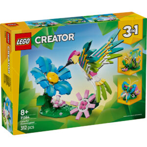 31384-lego-creator-1 LEGO Creator - Animale sălbatice: Colibri colorat 31384, 312 piese