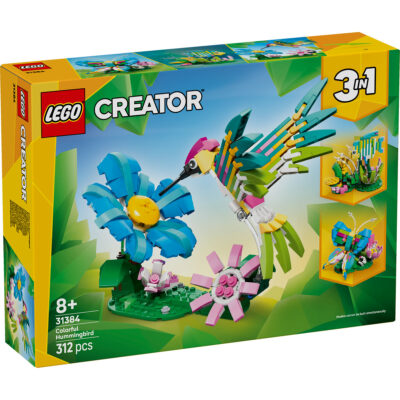 31384-lego-creator-1 LEGO Creator - Animale sălbatice: Colibri colorat 31384, 312 piese