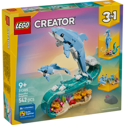 LEGO Creator - Animale marine: Delfini superbi 31385, 542 piese