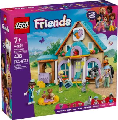 LEGO® Friends 42651 - Clinica veterinara pentru cai si animale de companie