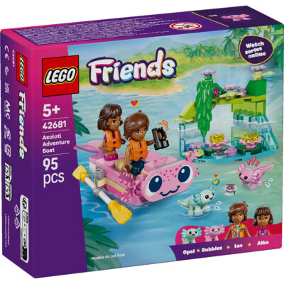 42681-lego-friends-1 LEGO Friends - Barcă-axolotl pentru aventuri 42681, 95 piese