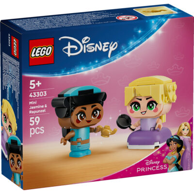 43303-lego-disney-1 LEGO Disney - Miniprințesele Jasmine și Rapunzel 43303, 59 piese