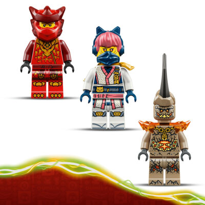 LEGO Ninjago - Pachet de luptă cu robotul dragon al lui Kai 71851, 85 piese