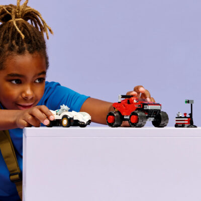 77118-lego-sonic-the-hedgehog-3 LEGO Sonic the Hedgehog - Mașina lui Silver vs Camionul gigant al lui Knuckles 77118, 378 piese