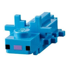 Lego Minecraft mineaxolotl03 - Axolotl with Medium Lavender Nose
