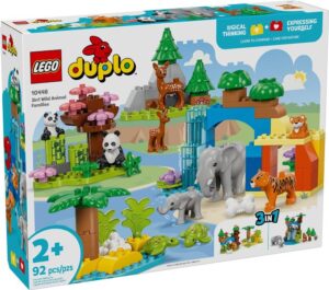 LEGO® DUPLO 10446 - Familii de animale salbatice (3 in 1)