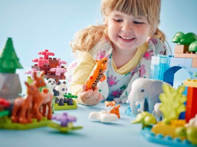LEGO® DUPLO 10446 - Familii de animale salbatice (3 in 1)
