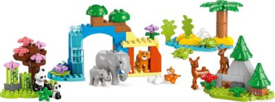 LEGO® DUPLO 10446 - Familii de animale salbatice (3 in 1)