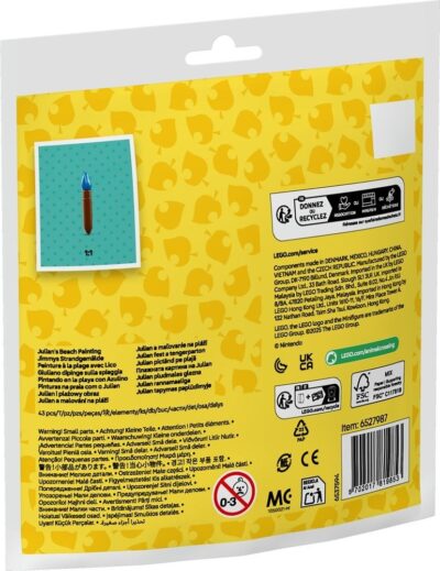 Lego Animal Crossing 30703 - Pictura de Plajă a lui Julian