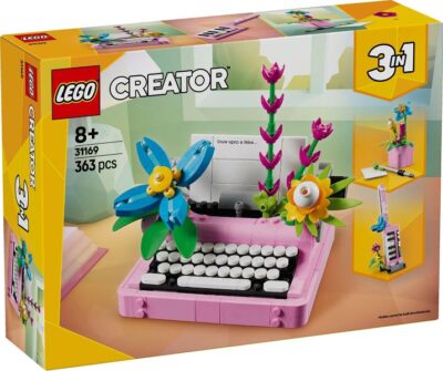 LEGO® Creator 31169 - Masina de scris cu flori (3:1)