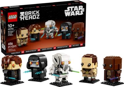 Lego Brickheadz 40796 - Eroi si ticalosi din Razbunarea Lorzilor Sith
