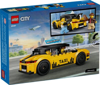 LEGO® City 60487 - Taxi galben