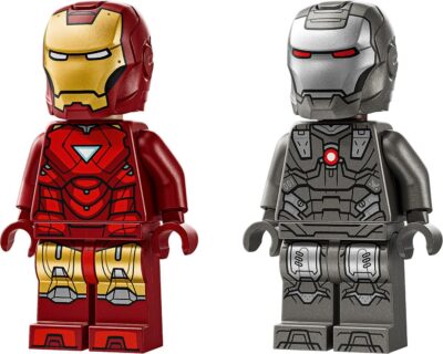 LEGO® Marvel 76320 - Iron Man si War Machine vs dronele Hammer