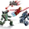 LEGO® Marvel 76320 - Iron Man si War Machine vs dronele Hammer