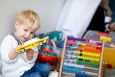 Candylab Toys Americana – Hudson Taxi – Jucărie Premium din Lemn