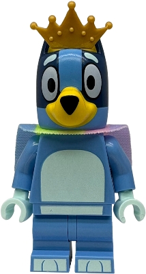 Lego Minifigures Bluey blu004 - Bluey with Cape and Crown